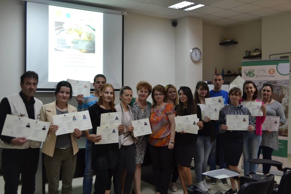 Foto di fine corso di hotelerie